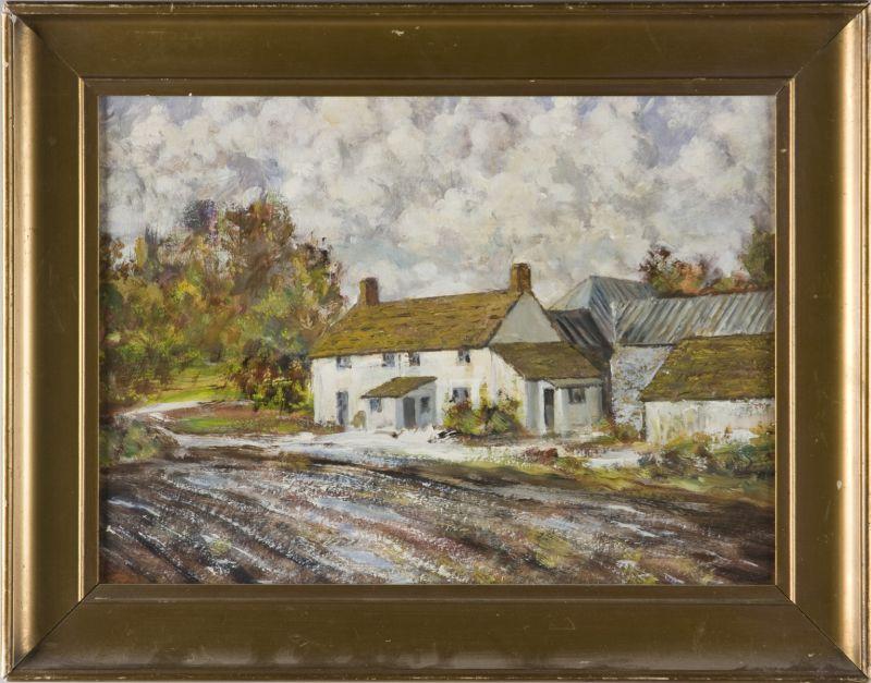 Appraisal: A Parrem Br th c Old Farm oil on board