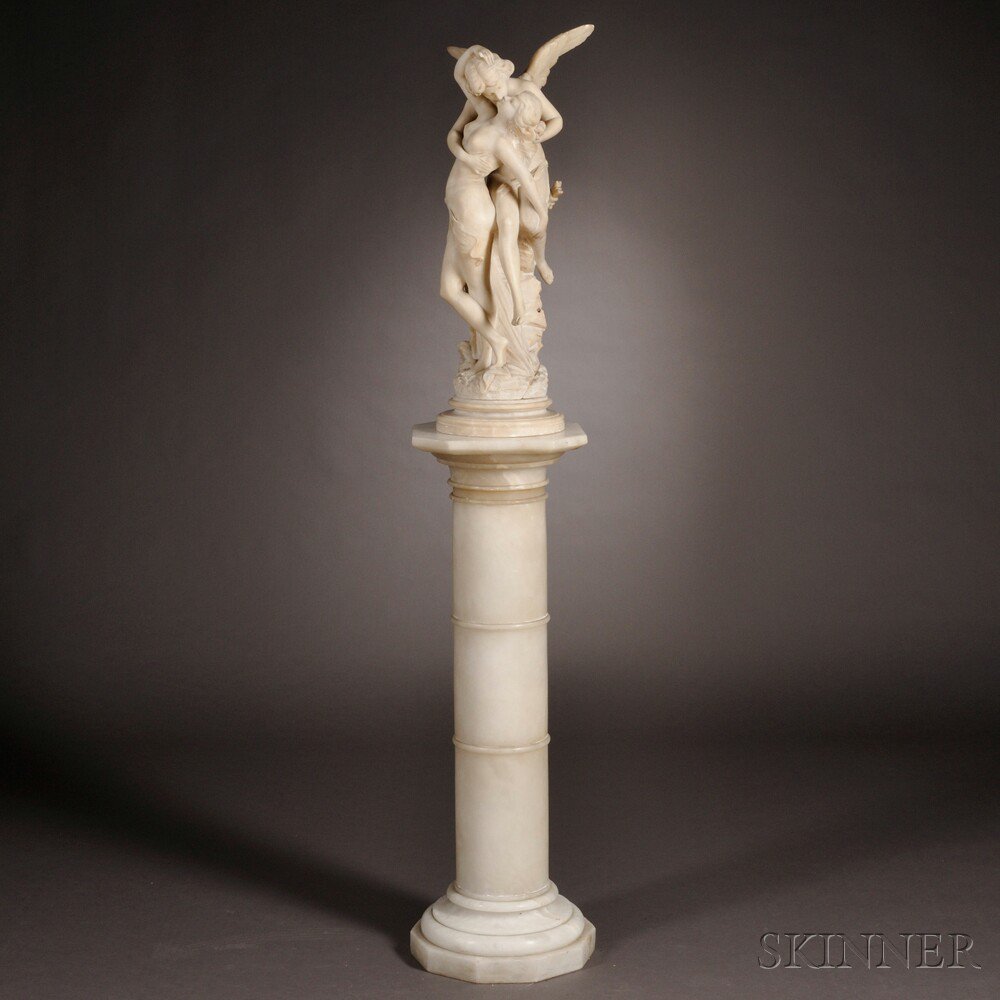 Appraisal: Italian School Late th Century Cupid and Psyche the white