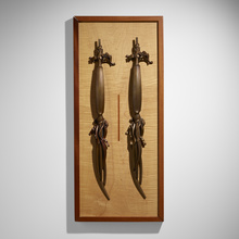 Appraisal: Albert Paley OPERA BOX HANDLES FROM THE WORTHAM CENTER FOR