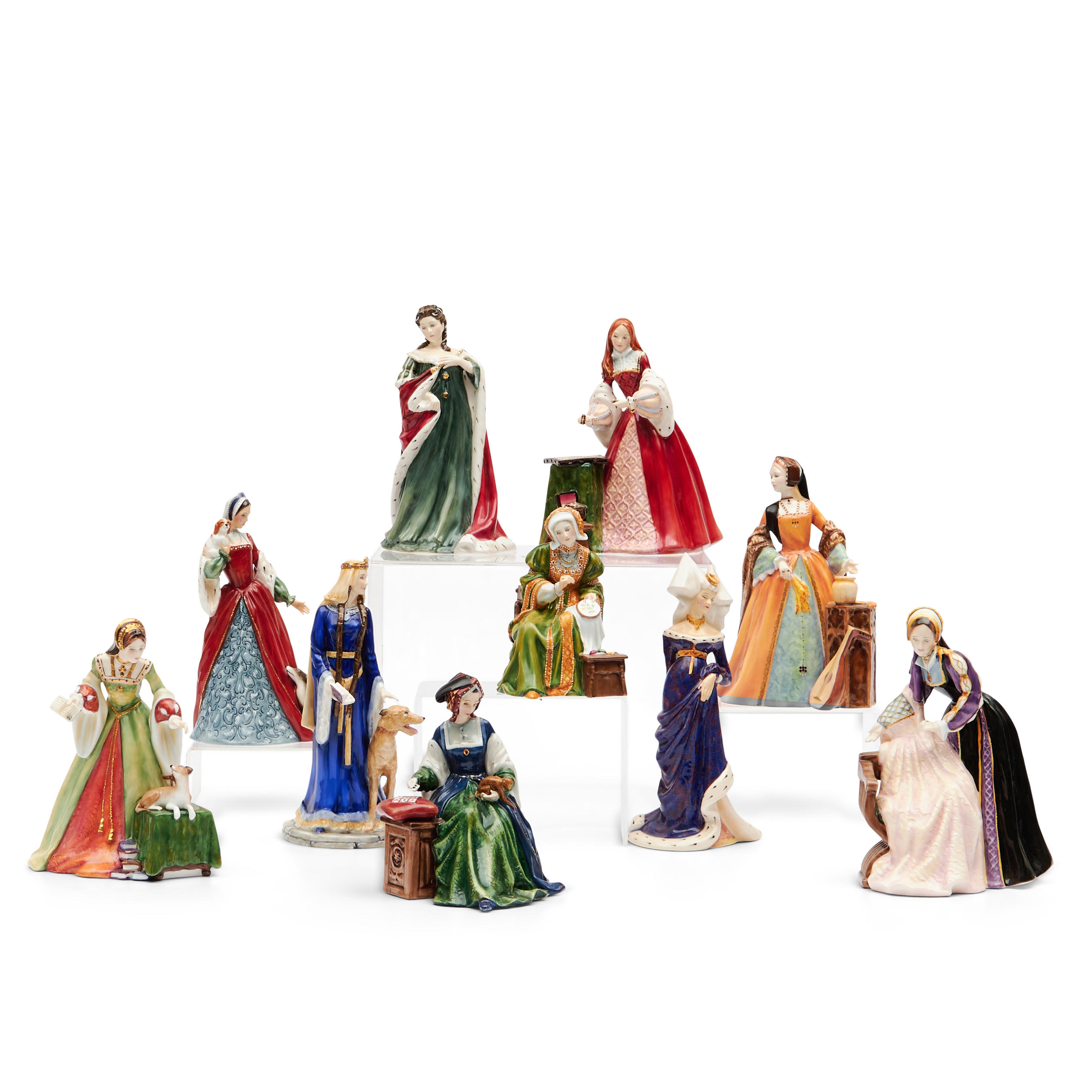 Appraisal: TEN ROYAL DOULTON FIGURES OF WOMEN including Jane Seymour Lady