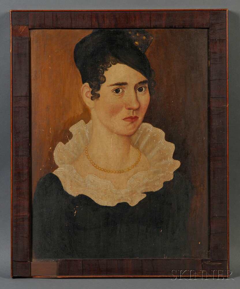 Appraisal: Thomas Ware American - Portrait of Vienna Goodnow Aged Years