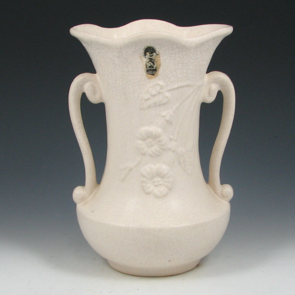 Appraisal: Hull Morning Glory Mardi Gras - Vase Hull Mardi Gras