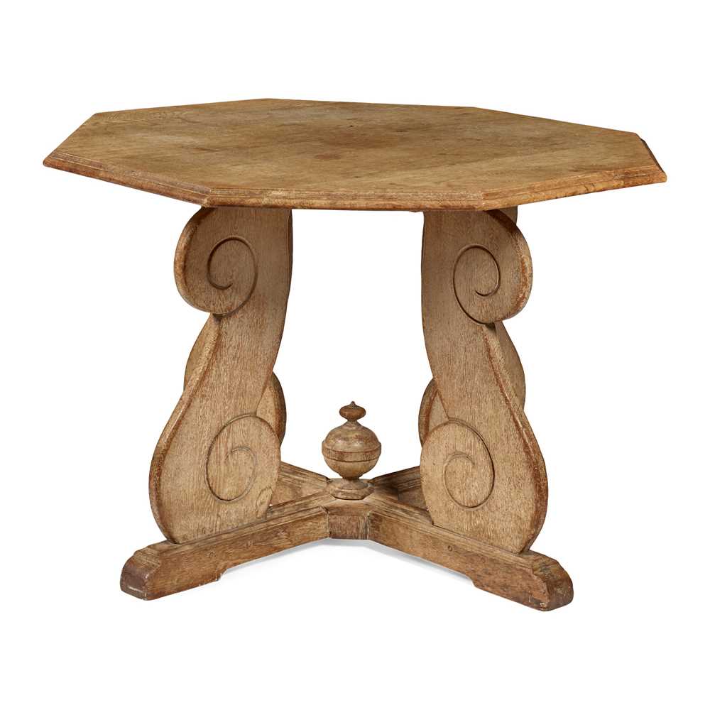 Appraisal: MANNER OF SIR ROBERT LORIMER ARTS CRAFTS CENTRE TABLE CIRCA