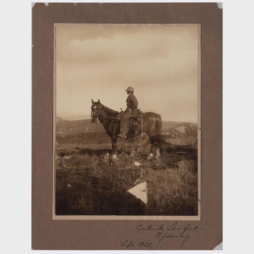 Appraisal: MISCELLANEOUS GROUP OF EQUESTRIAN PHOTOGRAPHSSixteen black and white photographs some