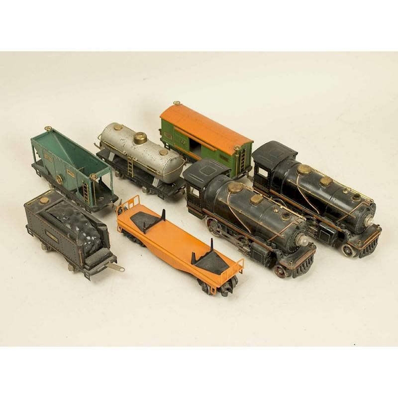 Appraisal: Lionel O Gauge Train Set Lionel O gauge train set