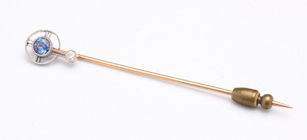 Appraisal: Early th century Stick pin designed with open circular top