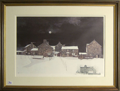 Appraisal: Peter Sculthorpe American b pencil signed lithograph x