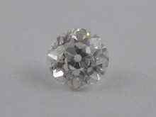 Appraisal: A loose polished diamond weighing approx carat