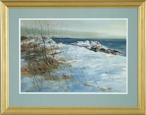 Appraisal: DON STONE American - WINTER ON THE MAINE COAST Fine