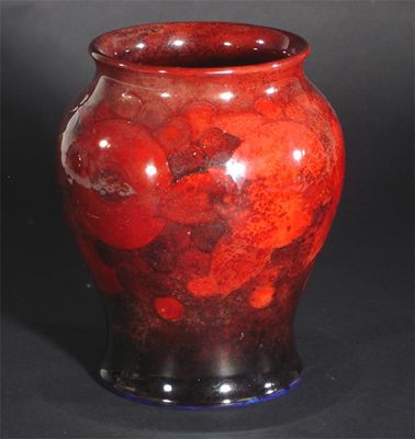 Appraisal: Pomegranate' a Moorcroft Pottery flambe vase designed by William Moorcroft