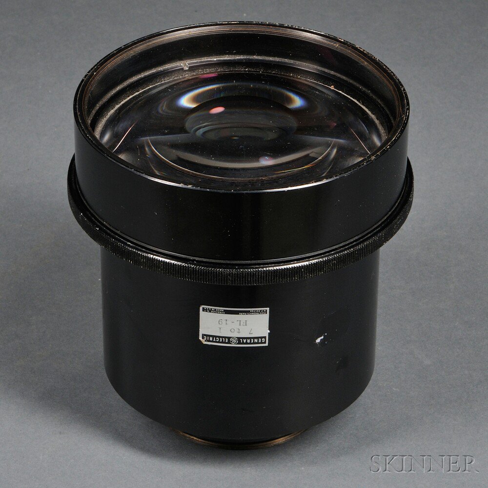 Appraisal: General Electric Lens -in convex lens with tag reading to