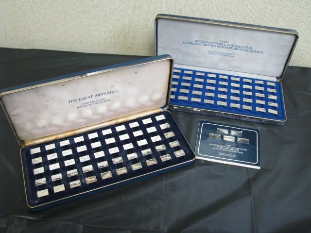 Appraisal: Complete set of The Greatest Airplanes by Franklin Mint sterling