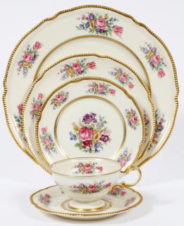 Appraisal: CASTLETON CASTLETON ROSE CHINA SERVICE PIECES CASTLETON CASTLETON ROSE CHINA