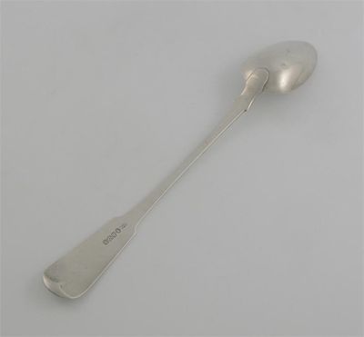 Appraisal: A George IV Scottish Fiddle pattern basting spoon initialled 'I