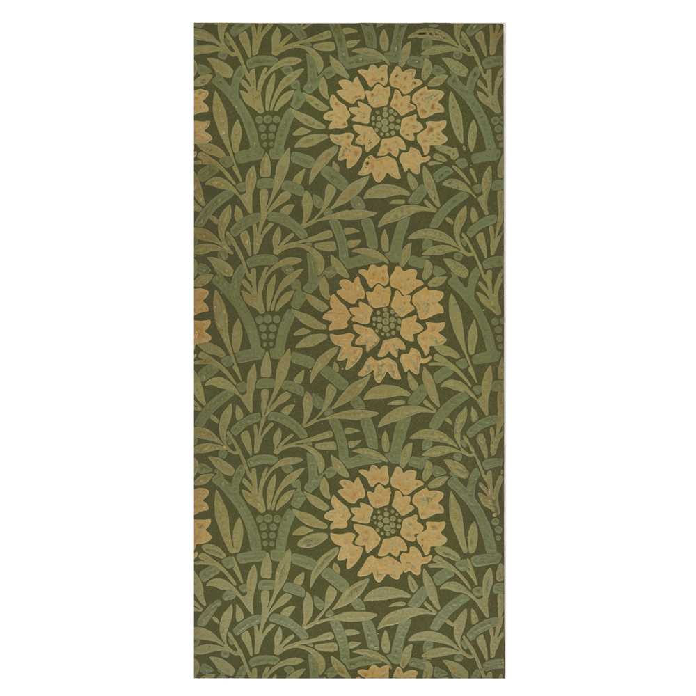 Appraisal: WILLIAM MORRIS - FOR MORRIS CO LINOLEUM WALLPAPER SAMPLES to