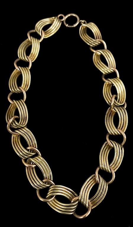 Appraisal: Ladies Gold Chain Bracelet Ladies gold chain bracelet tested low