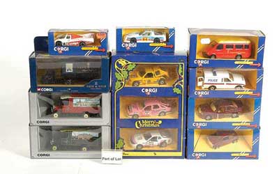 Appraisal: Corgi rd scale diecast mainly in blue boxes - to