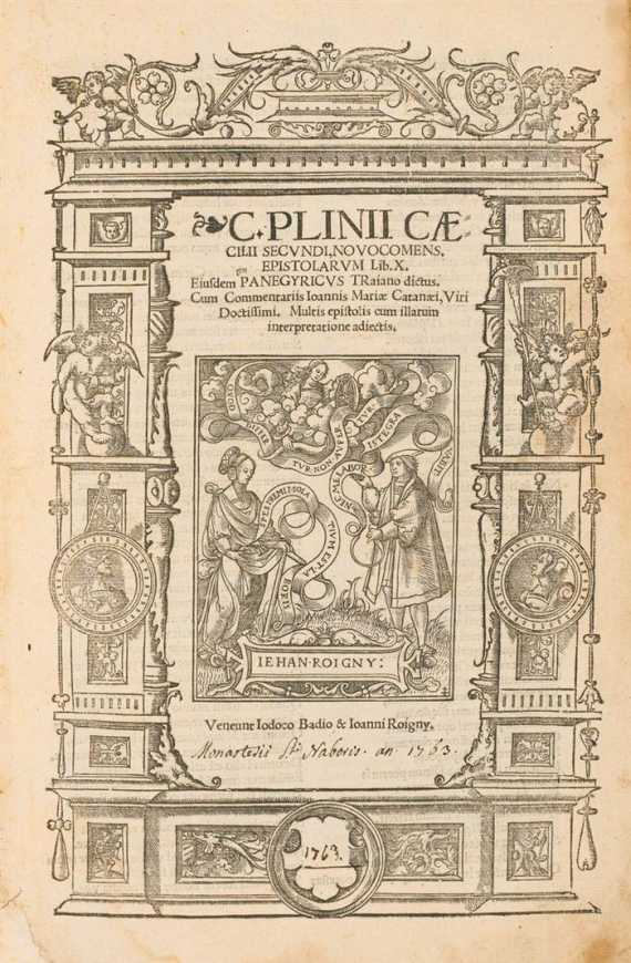 Appraisal: Plinius Gaius Caecilius Secundus the Younger Epistolarum Lib ri X