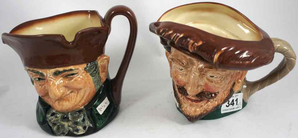 Appraisal: Royal Doulton large Character Jugs Drake D and Old Charley