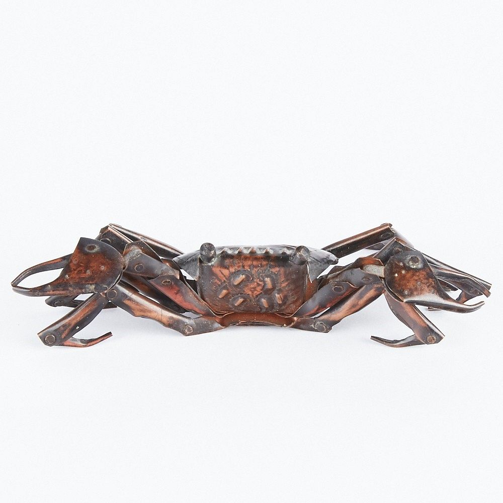 Appraisal: Japanese Meiji Period Copper Articulated Crab Hiroyoshi Japanese Meiji period