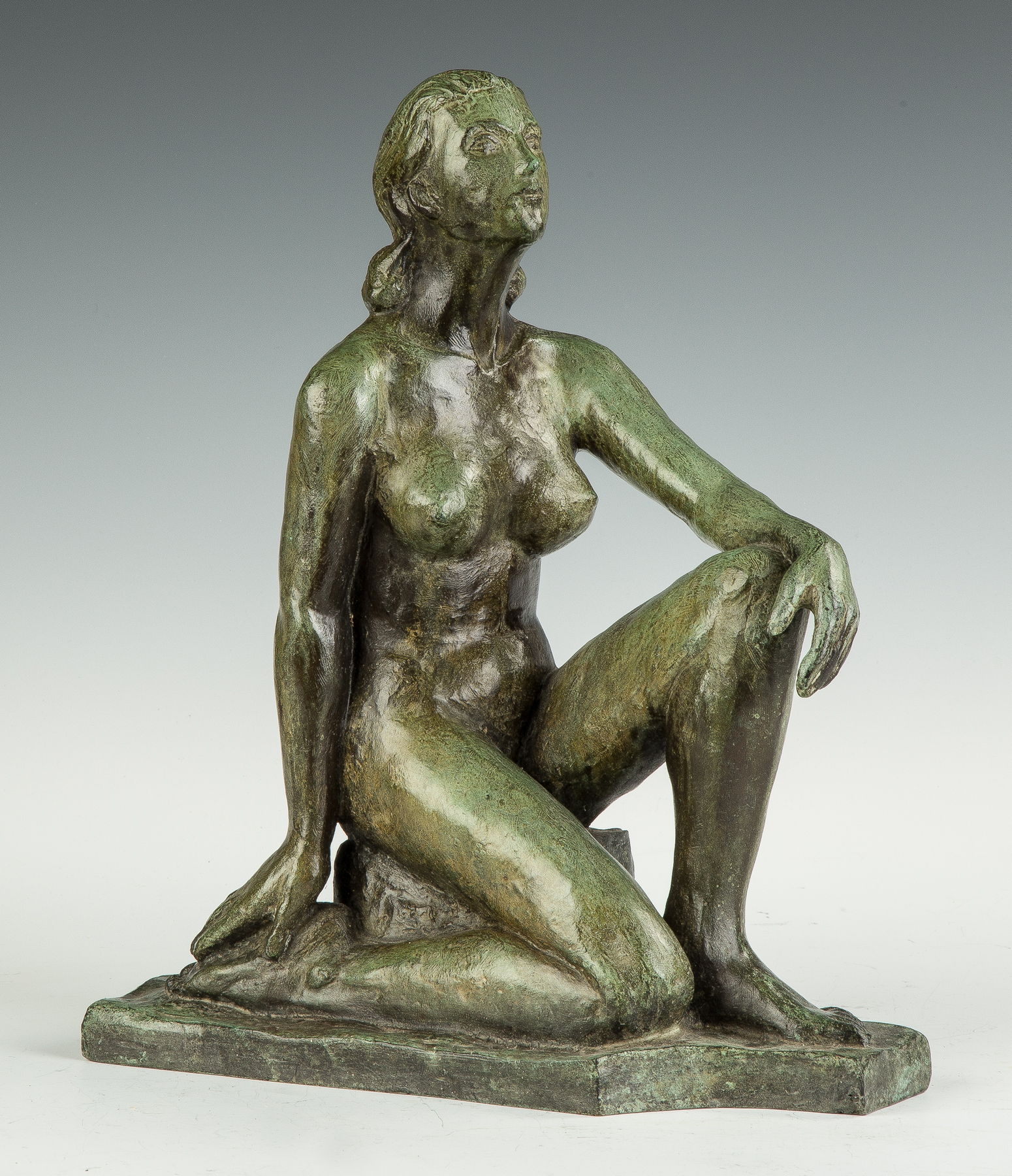 Appraisal: Cornellia Van Auken Chapin American - A Seated Nude Bronze