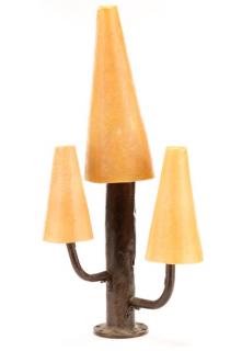 Appraisal: Mid Century Modern Three Light Table Lamp A Mid Century