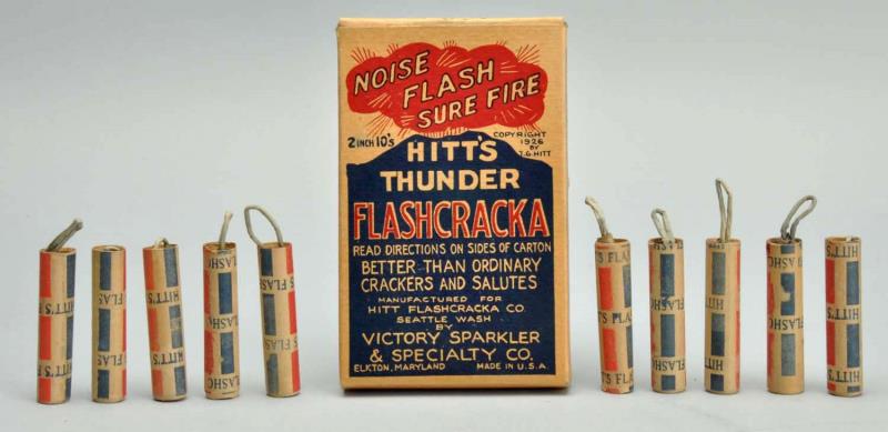 Appraisal: Hitt's Thunder Flashcracka Made by Victory Sparkler Specialty Co in