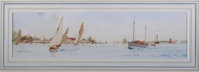 Appraisal: Charles Dixon R I - Off Hayling Signed titled and