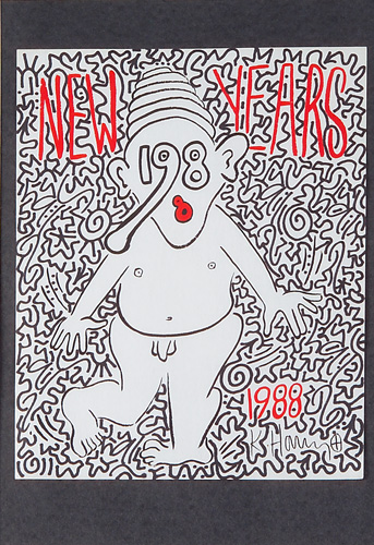 Appraisal: LA II American and Keith Haring American - Collaborative silkscreen