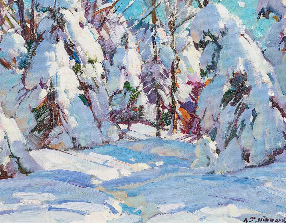 Appraisal: ALDRO THOMPSON HIBBARD American - Morning Snow oil on canvas