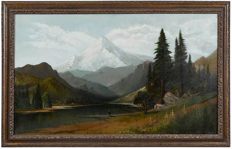 Appraisal: William Weaver Armstrong California Ontario - Mt Shasta signed W