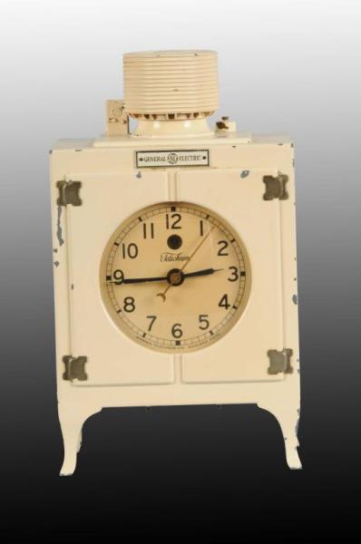 Appraisal: Antique Metal General Electric Clock Description Made by Telechron of