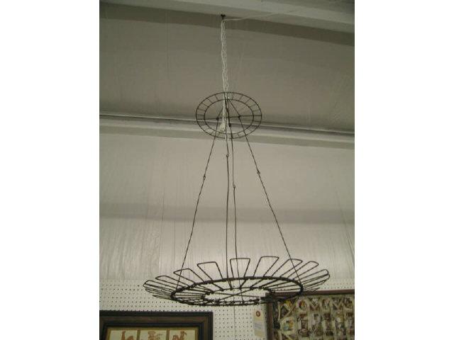 Appraisal: Victorian Metal Hanging Rack