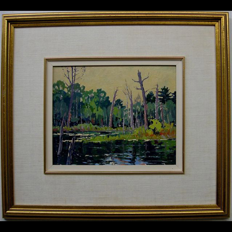 Appraisal: BEAVER POND NEAR PORT SANDFIELD MUSKOKA STUART CLIFFORD SHAW -