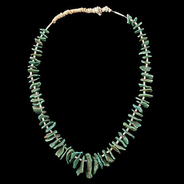 Appraisal: Navajo Turquoise Nugget and Heshi Necklace Collected by Virginia Doneghy