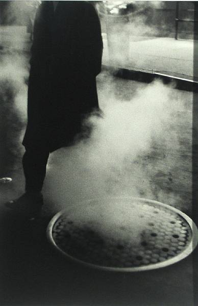 Appraisal: Louis Stettner American born Manhole Time's Square Gelatin silver print