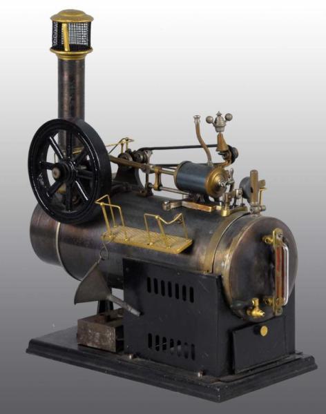 Appraisal: Schoenner No Overtype Steam Engine Toy Description Manufactured ca This