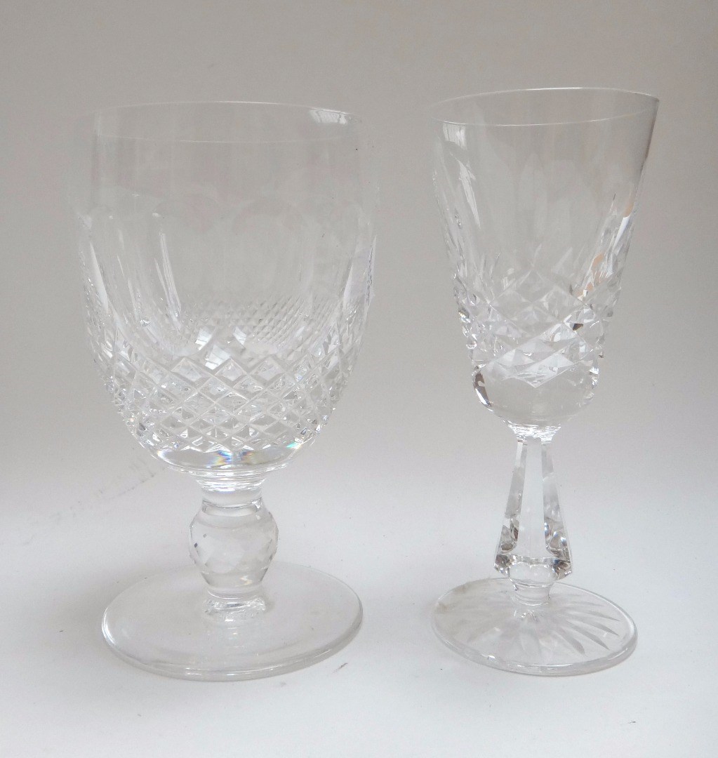 Appraisal: A quantity of Waterford crystal drinking glasses including five Colleen'