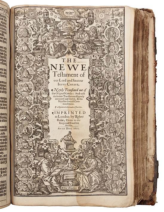 Appraisal: BIBLE in English The Old Testament -The New Testament London