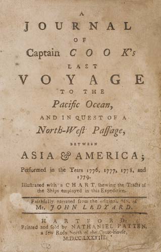 Appraisal: COOK JAMES Captain Ledyard John A Journal of Captain Cook's