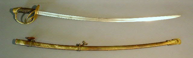 Appraisal: Civil War era officer's dress saber l