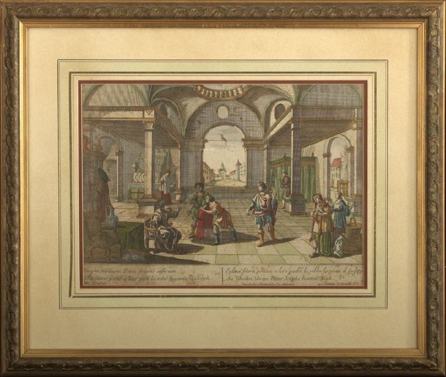 Appraisal: Georg Balthasar Probst German fl ca - Joseph's Brothers Presenting