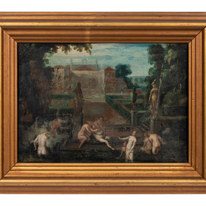 Appraisal: French or Italian School Likely th Century Bathers in a