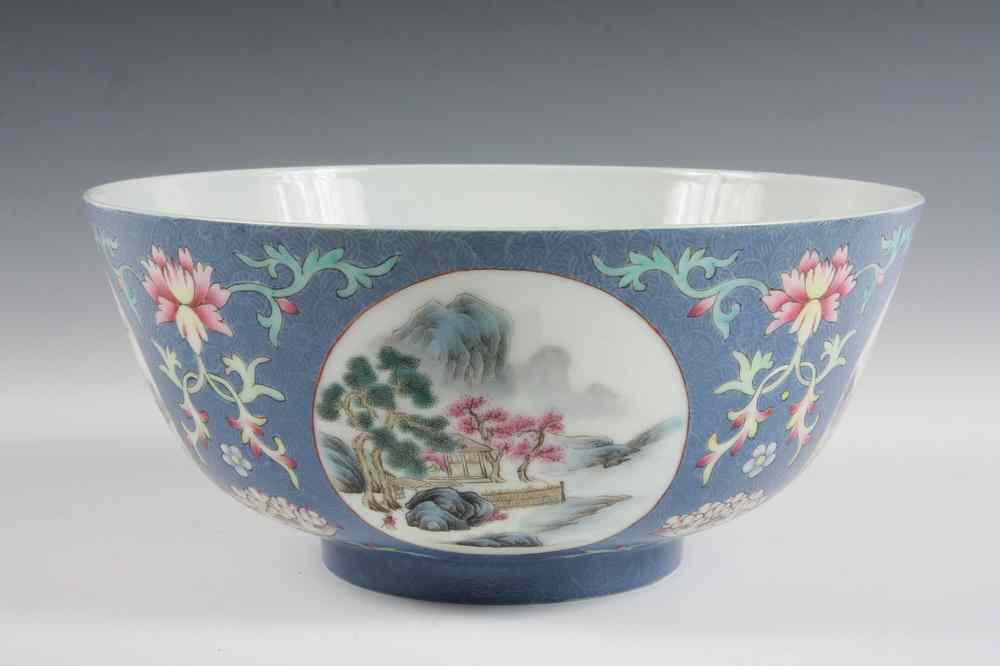 Appraisal: CHINESE PORCELAIN BOWL - th c Chinese Enameled Porcelain Bowl