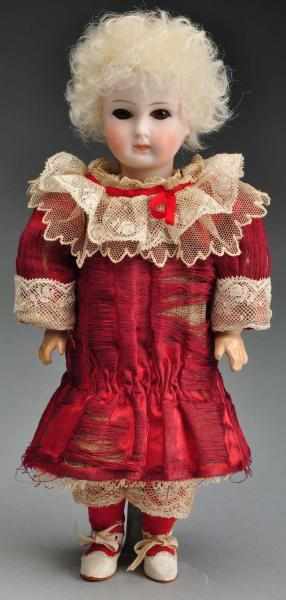 Appraisal: Very Rare Doll with Ball Jointed Neck Description Early pale