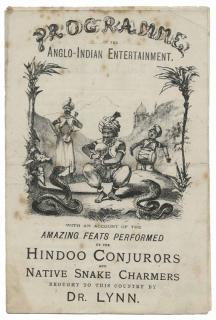 Appraisal: Lynn Dr Hugh Simmons Dr Lynn's Anglo-Indian Entertainment program booklet