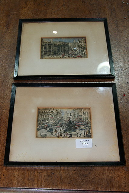 Appraisal: W Arrandale Early th Century Two views of central London