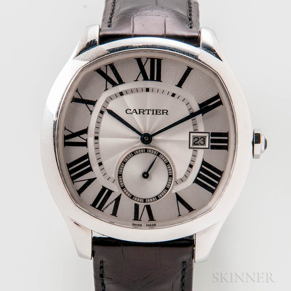 Appraisal: Drive De Cartier Stainless Steel Wristwatch Full Set Drive De