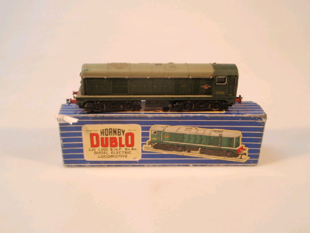 Appraisal: A Hornby Dublo L bhp Bo-Bo deisel electric locomotive boxed