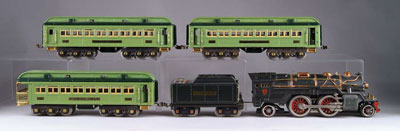 Appraisal: LIONEL STANDARD GAUGE STEPHEN GIRARD PASSENGER SET Consists of E